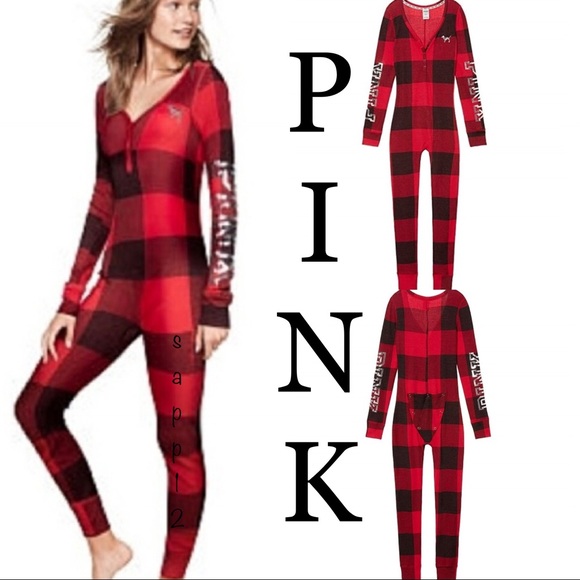 PINK Victoria's Secret Other - 🆕PINK VS 💫Pink Bling Bufflo Check✔ Onesie